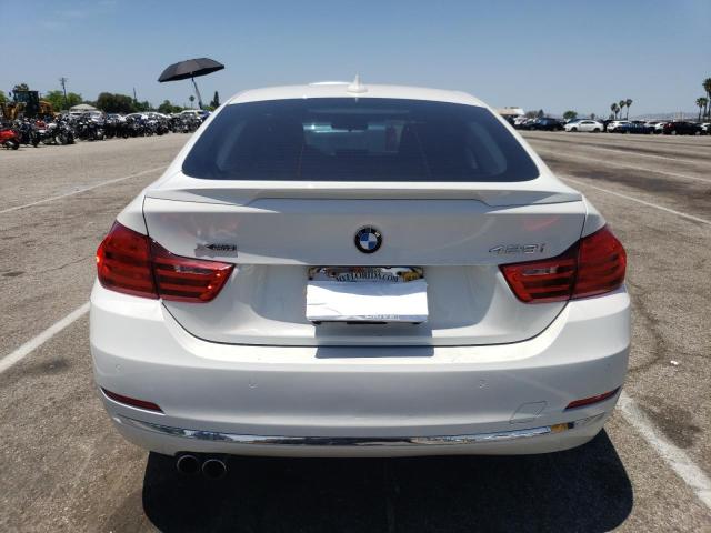 WBA4C9C52FD330872 - 2015 BMW 428 XI GRAN COUPE SULEV WHITE photo 6