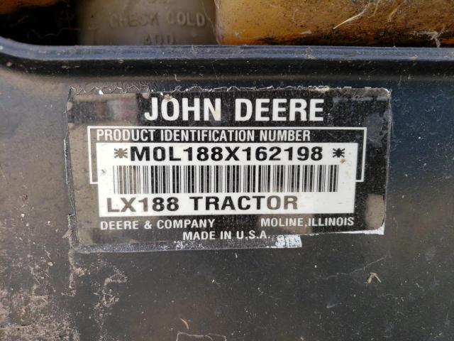 M0L188X162198 - 2002 JOHN DEERE MOWER GREEN photo 10