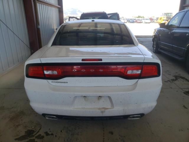 2B3CL3CG1BH566263 - 2011 DODGE CHARGER WHITE photo 6