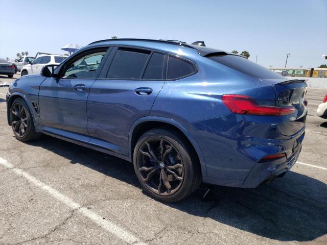 5YMUJ0C03L9C78718 - 2020 BMW X4 M COMPETITION BLUE photo 2