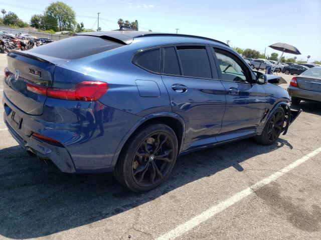 5YMUJ0C03L9C78718 - 2020 BMW X4 M COMPETITION BLUE photo 3