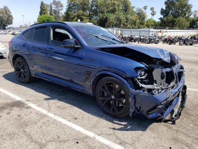 5YMUJ0C03L9C78718 - 2020 BMW X4 M COMPETITION BLUE photo 4