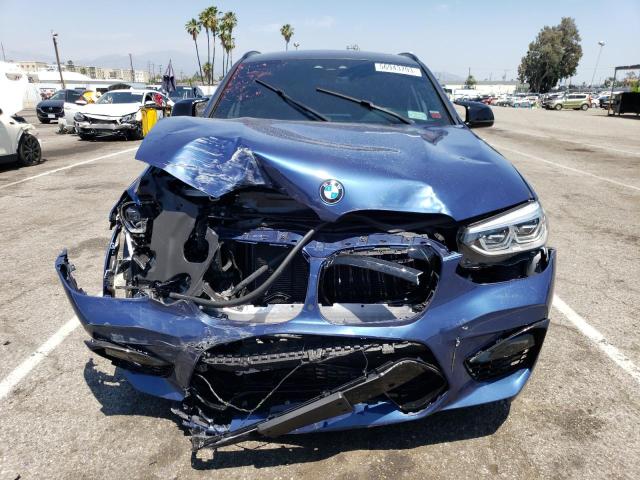 5YMUJ0C03L9C78718 - 2020 BMW X4 M COMPETITION BLUE photo 5