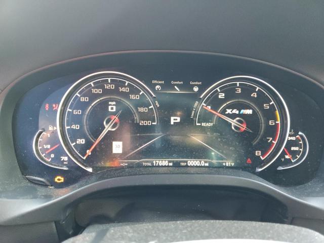 5YMUJ0C03L9C78718 - 2020 BMW X4 M COMPETITION BLUE photo 9