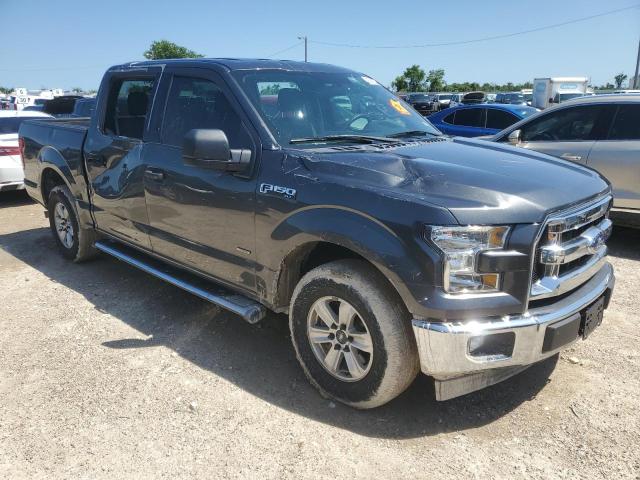 1FTEW1CP2HFA82745 - 2017 FORD F150 SUPERCREW GRAY photo 4