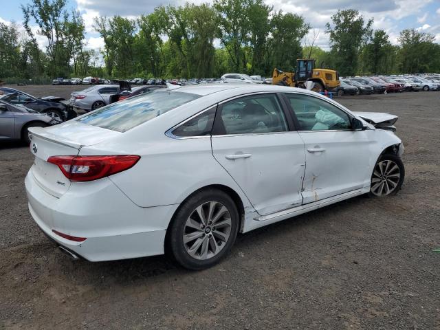 5NPE34AF6HH552754 - 2017 HYUNDAI SONATA SPORT WHITE photo 3