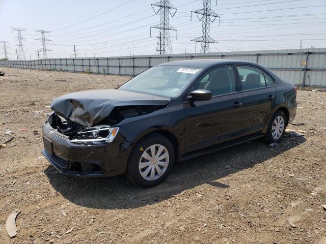 3VW1K7AJ4EM432106 - 2014 VOLKSWAGEN JETTA BASE أسود صورة 1