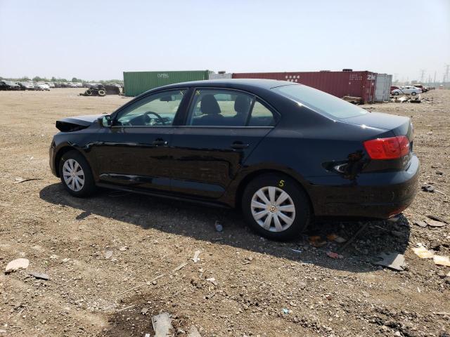 3VW1K7AJ4EM432106 - 2014 VOLKSWAGEN JETTA BASE أسود صورة 2