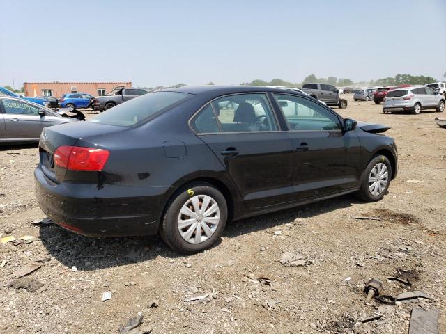 3VW1K7AJ4EM432106 - 2014 VOLKSWAGEN JETTA BASE أسود صورة 3