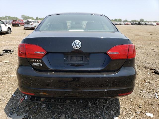 3VW1K7AJ4EM432106 - 2014 VOLKSWAGEN JETTA BASE أسود صورة 6