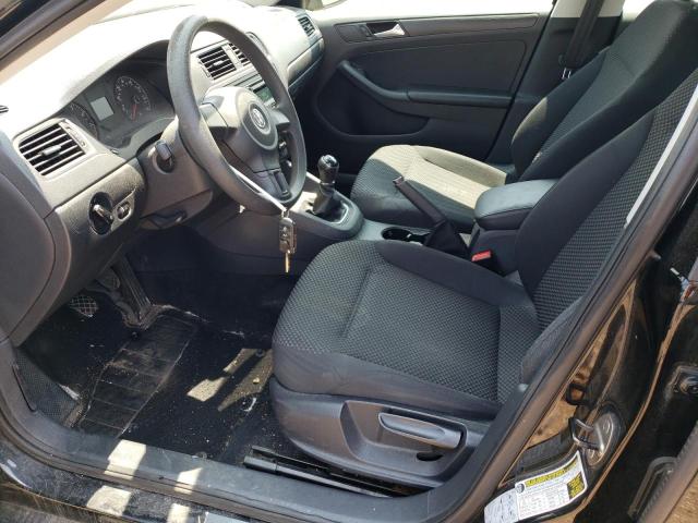 3VW1K7AJ4EM432106 - 2014 VOLKSWAGEN JETTA BASE أسود صورة 7