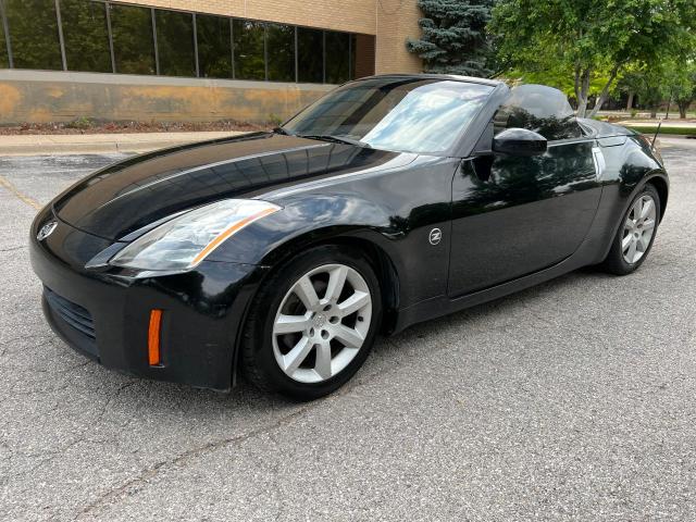 JN1AZ36D14T110200 - 2004 NISSAN 350Z ROADSTER BLACK photo 2