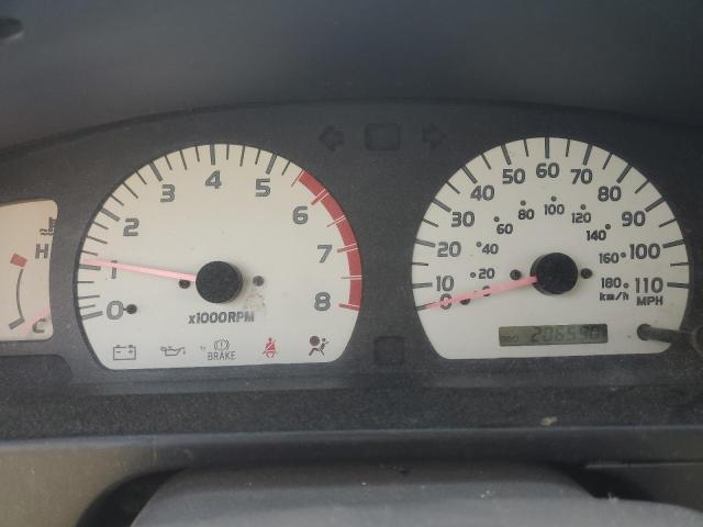 5TESN92N91Z872671 - 2001 TOYOTA TACOMA XTRACAB PRERUNNER შავი ფოტო 9