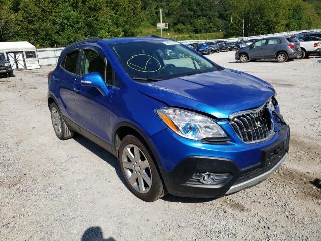 KL4CJFSB2GB749631 - 2016 BUICK ENCORE CONVENIENCE BLUE photo 1