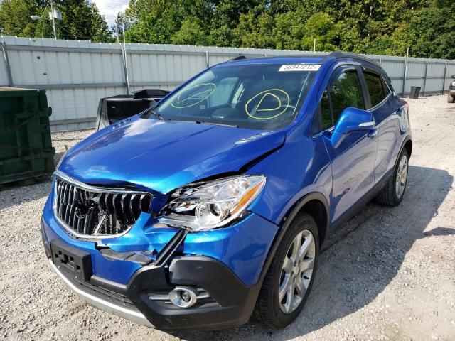 KL4CJFSB2GB749631 - 2016 BUICK ENCORE CONVENIENCE BLUE photo 2