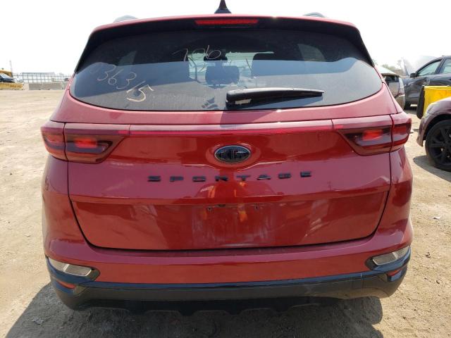 KNDP63AC1M7901088 - 2021 KIA SPORTAGE S RED photo 6