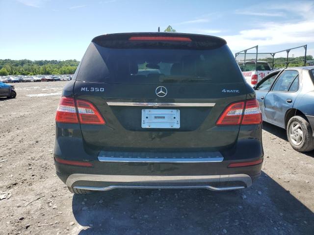 4JGDA5HBXCA074490 - 2012 MERCEDES-BENZ ML 350 4MATIC BLACK photo 6
