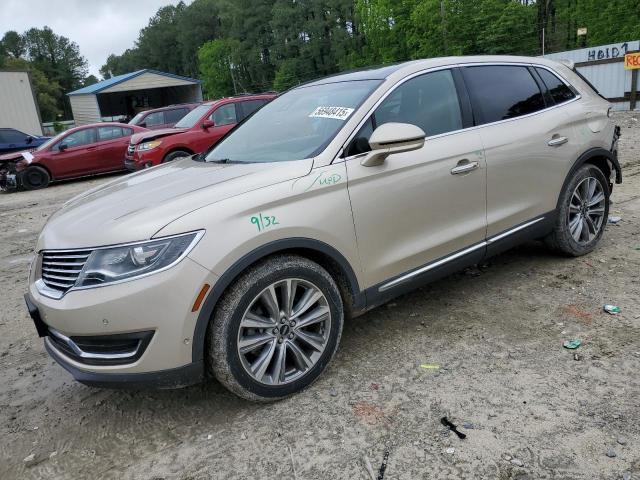 2LMPJ8LP3HBL29739 - 2017 LINCOLN MKX RESERVE 金色 照片 1