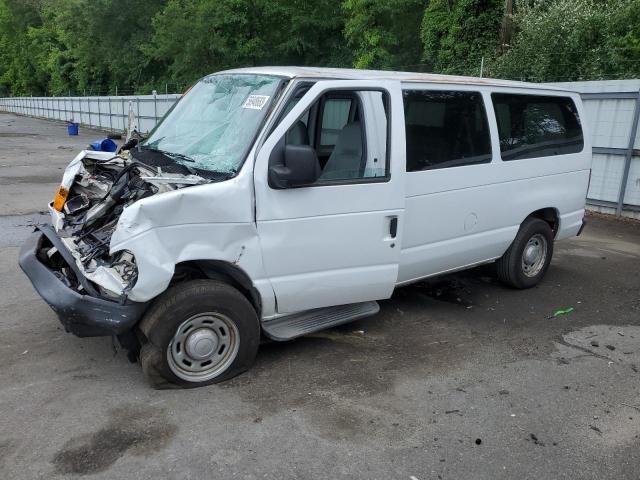 1FMRE11W05HA41430 - 2005 FORD ECONOLINE E150 WAGON WHITE photo 1