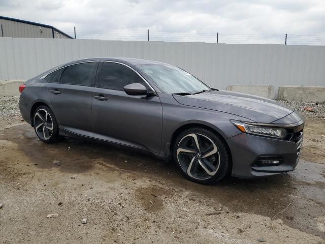 1HGCV1F30LA045610 - 2020 HONDA ACCORD SPORT GRAY photo 4