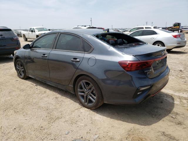 3KPF34AD2ME326180 - 2021 KIA FORTE GT LINE GRAY photo 2