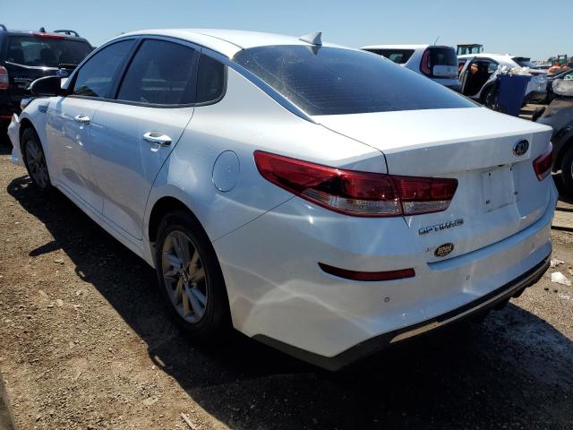 5XXGT4L35KG349529 - 2019 KIA OPTIMA LX WHITE photo 2