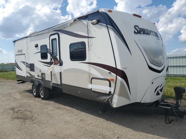 4YDT26621F1530240 - 2015 KEYSTONE SPRINTER CREAM photo 1