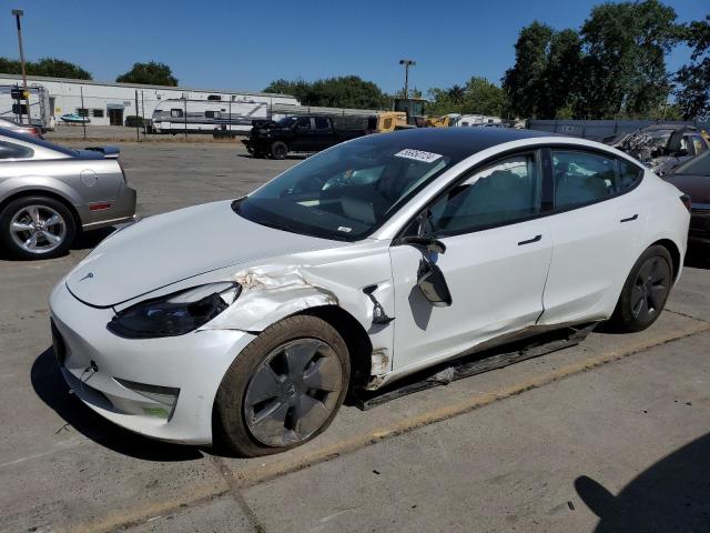 5YJ3E1EB4PF478772 - 2023 TESLA MODEL 3 WHITE photo 1