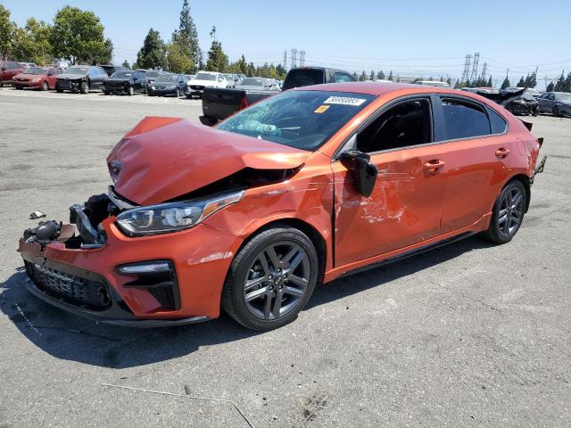 3KPF34AD9ME380088 - 2021 KIA FORTE GT LINE RED photo 1