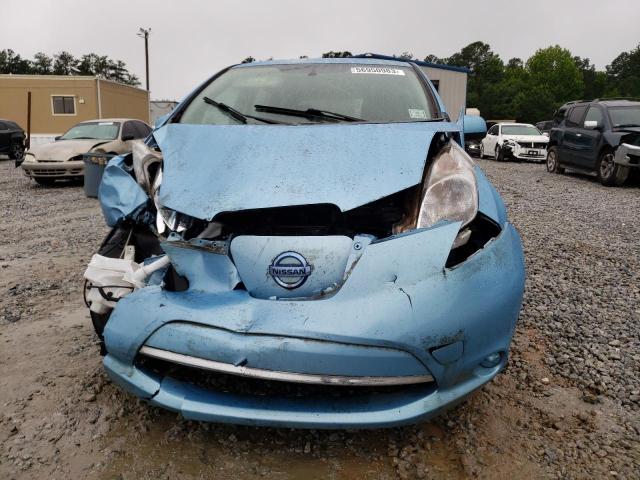 1N4AZ0CP5FC320513 - 2015 NISSAN LEAF S BLUE photo 5