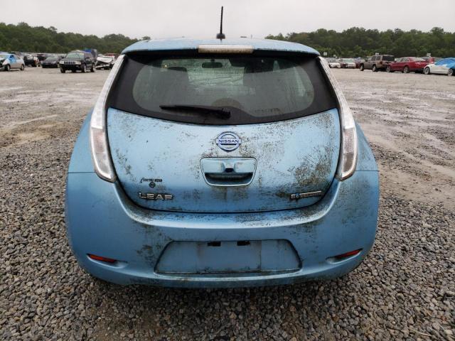 1N4AZ0CP5FC320513 - 2015 NISSAN LEAF S BLUE photo 6