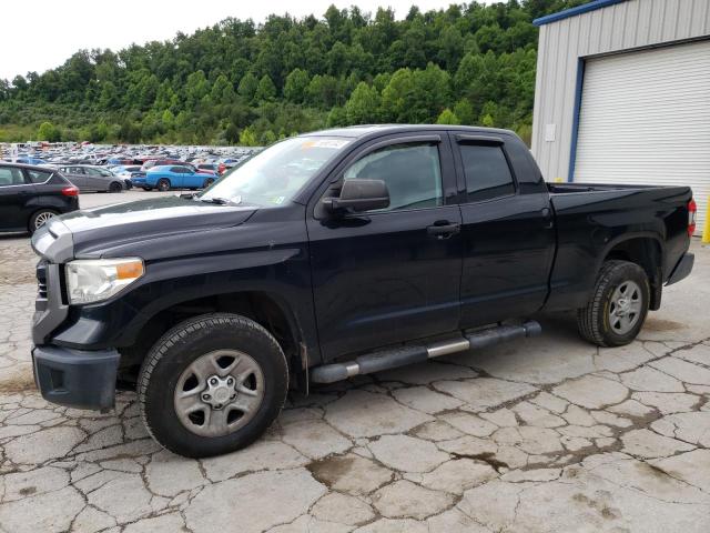 5TFUM5F1XEX050874 - 2014 TOYOTA TUNDRA DOUBLE CAB SR/SR5 BLACK photo 1