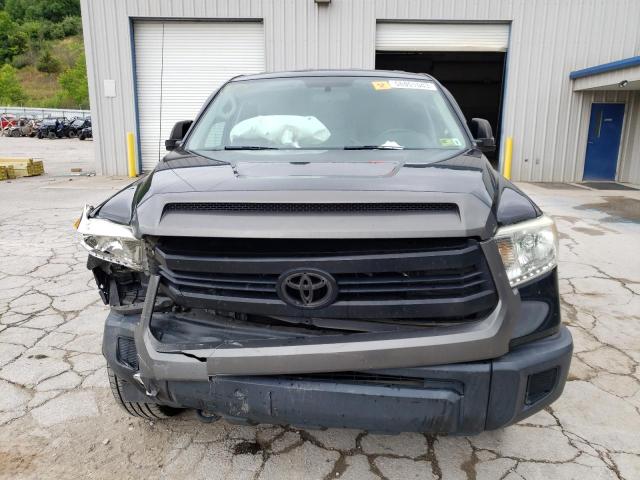 5TFUM5F1XEX050874 - 2014 TOYOTA TUNDRA DOUBLE CAB SR/SR5 BLACK photo 5