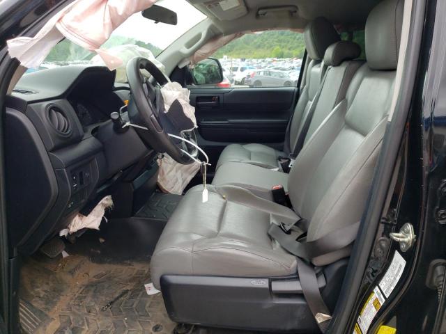 5TFUM5F1XEX050874 - 2014 TOYOTA TUNDRA DOUBLE CAB SR/SR5 BLACK photo 7