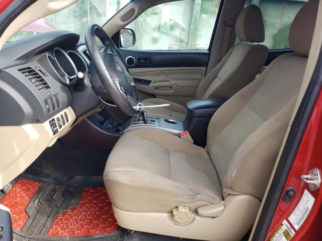 5TFJU4GN5FX066657 - 2015 TOYOTA TACOMA DOUBLE CAB PRERUNNER RED photo 7