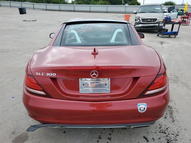 WDDPK3JA6HF143440 - 2017 MERCEDES-BENZ SLC 300 RED photo 6