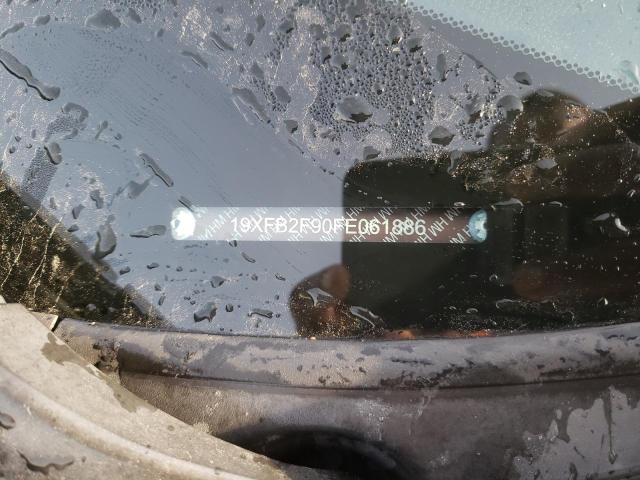 19XFB2F90FE061886 - 2015 HONDA CIVIC EXL WHITE photo 12