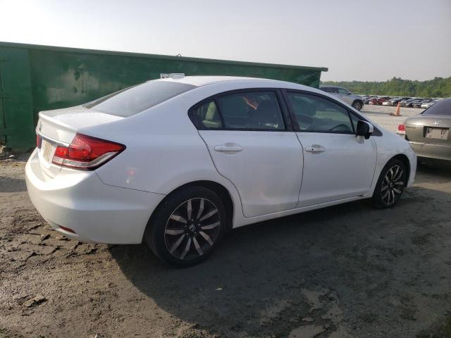 19XFB2F90FE061886 - 2015 HONDA CIVIC EXL WHITE photo 3