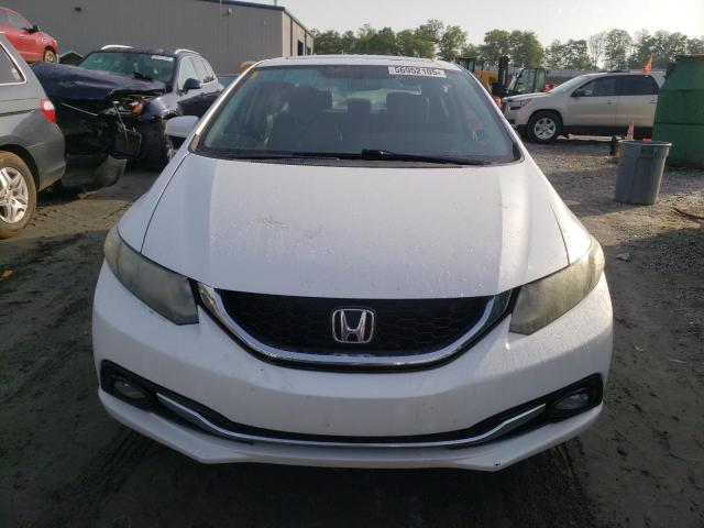 19XFB2F90FE061886 - 2015 HONDA CIVIC EXL WHITE photo 5