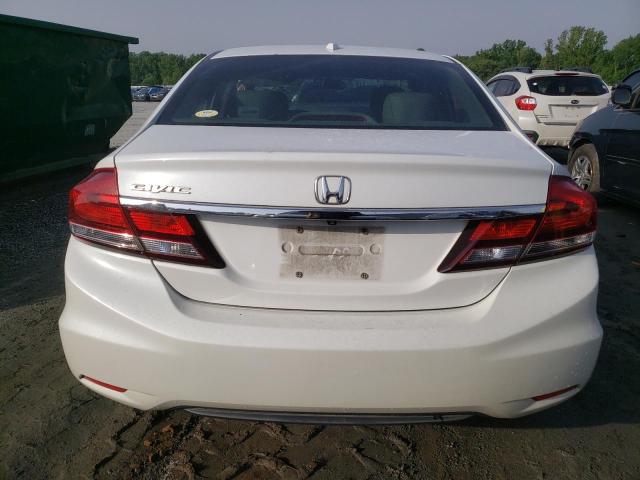 19XFB2F90FE061886 - 2015 HONDA CIVIC EXL WHITE photo 6