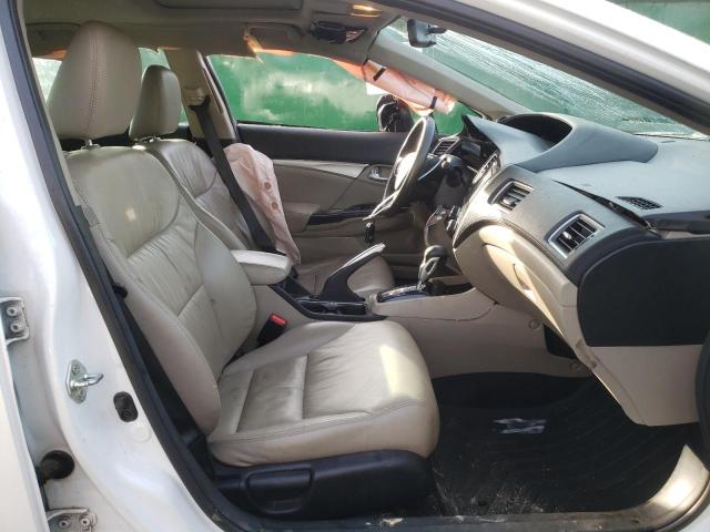 19XFB2F90FE061886 - 2015 HONDA CIVIC EXL WHITE photo 7