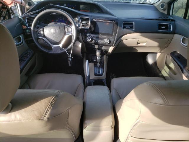 19XFB2F90FE061886 - 2015 HONDA CIVIC EXL WHITE photo 8