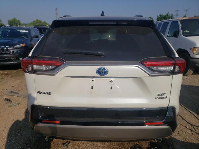 JTME6RFV8ND534715 - 2022 TOYOTA RAV4 XSE WHITE photo 6