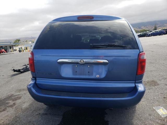 1A4GJ45R17B112454 - 2007 CHRYSLER TOWN & COU LX BLUE photo 6