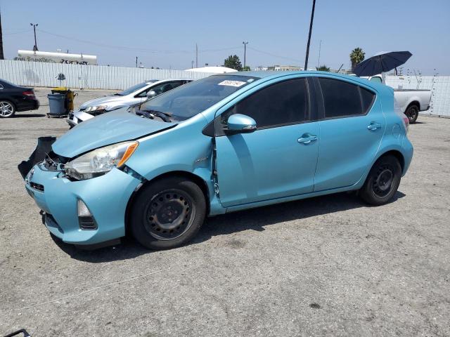 JTDKDTB30E1077118 - 2014 TOYOTA PRIUS TEAL photo 1