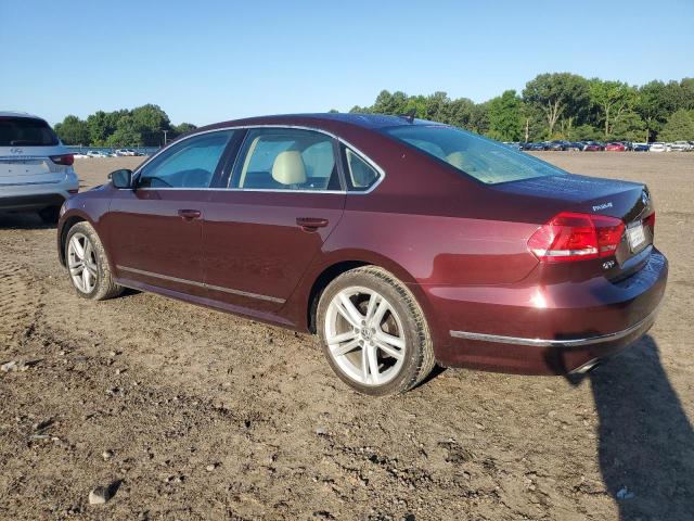 1VWCT7A31EC012974 - 2014 VOLKSWAGEN PASSAT SEL MAROON photo 2