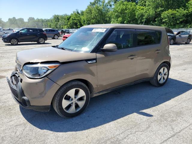 KNDJN2A25F7234829 - 2015 KIA SOUL TAN photo 1