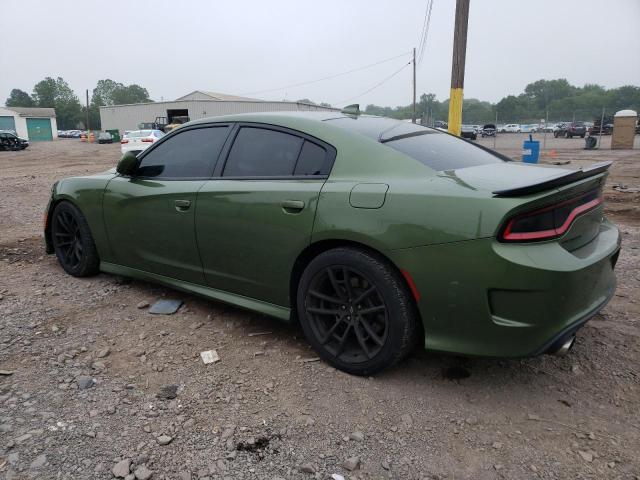 2C3CDXGJ9KH742537 - 2019 DODGE CHARGER SCAT PACK GREEN photo 2