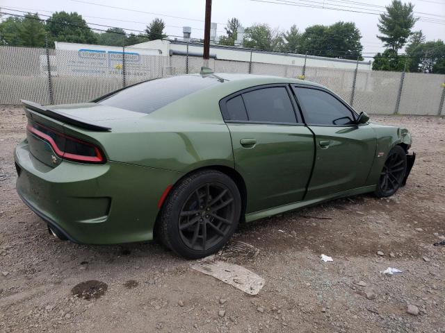 2C3CDXGJ9KH742537 - 2019 DODGE CHARGER SCAT PACK GREEN photo 3