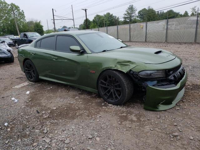 2C3CDXGJ9KH742537 - 2019 DODGE CHARGER SCAT PACK GREEN photo 4